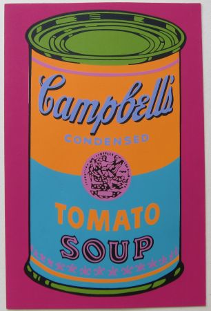 Siebdruck Warhol - Campbells Tomato soup 