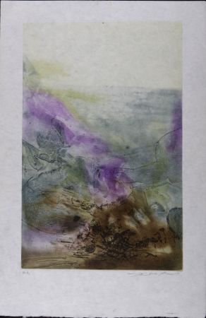 Stich Zao - Canto Pisan (planche 7), 1972 - Hand-signed