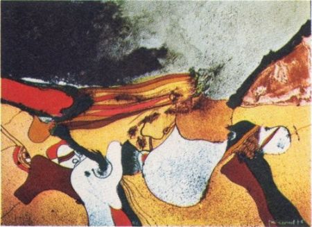 Lithographie Guinovart - Cap a fora