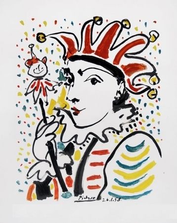 Lithographie Picasso - CARNAVAL