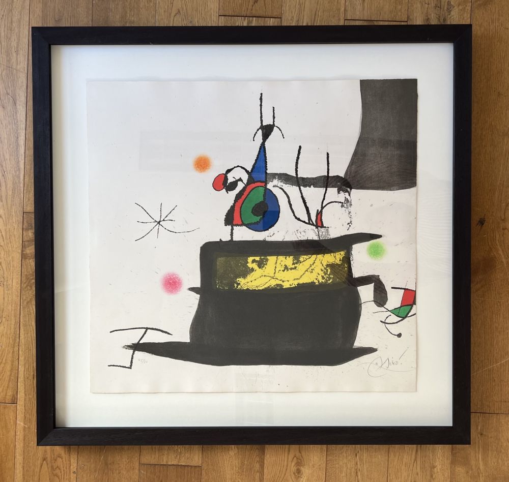Radierung Und Aquatinta Miró -  Carrosse d’Oiseaux