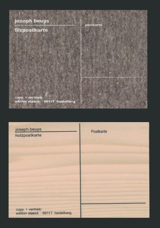 Siebdruck Beuys - Cartes Postales