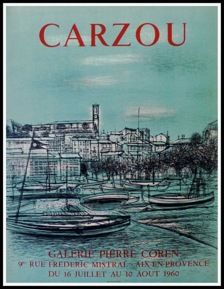 Plakat Carzou - CARZOU GALERIE PIERRE COREN, AIX EN PROVENCE