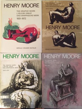 Illustriertes Buch Moore - Catalogue Raisonné of Henry Moore Graphic Work 1931 - 1984 (4 Volume Set)