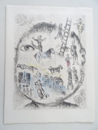 Radierung Und Aquatinta Chagall - Celui qui dit les Choses sans rien dire, planche 528