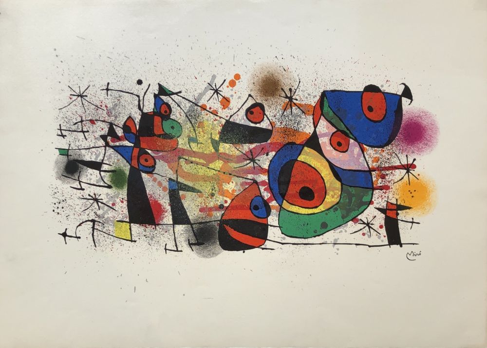 Lithographie Miró - Ceramiques