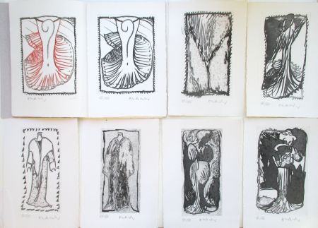 Aquatinta Alechinsky - Ces Robes qui m'evoquaient Venise. 12 numbered and handsigned aquatints