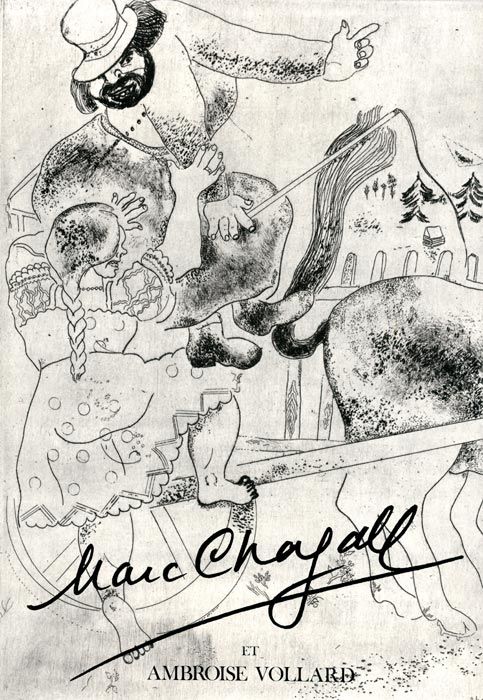 Illustriertes Buch Chagall - Chagall et Vollard