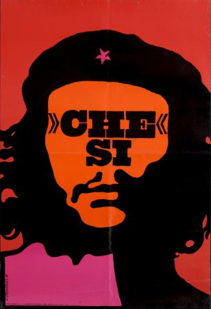 Siebdruck Cieslewicz  - Che Si, 1968 - Large silkscreen poster (Scarce!)