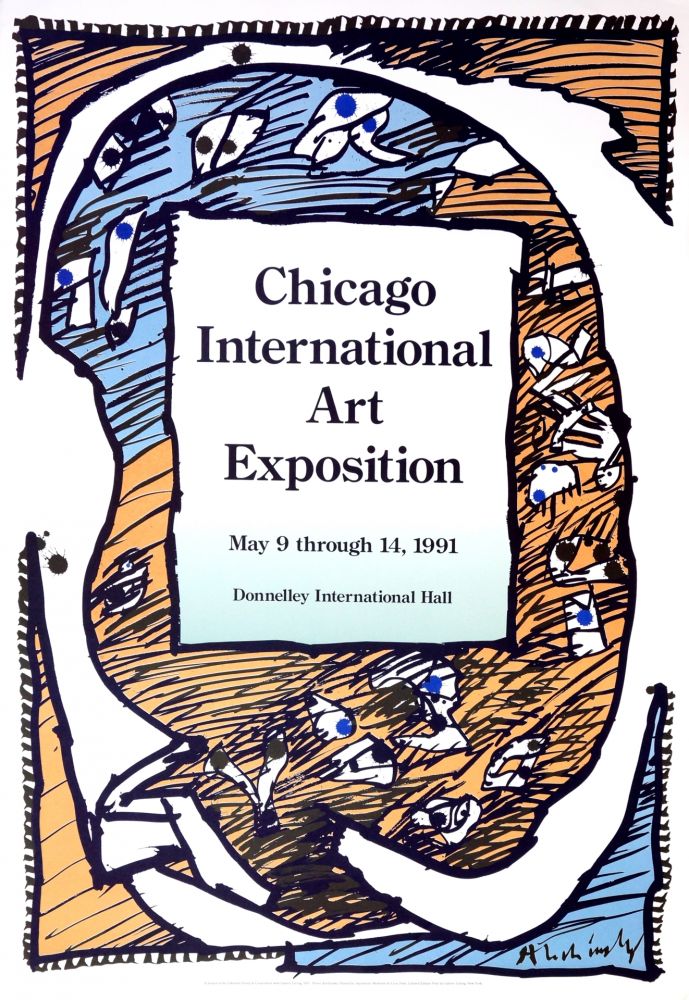 Plakat Alechinsky - Chicago International Art Exposition