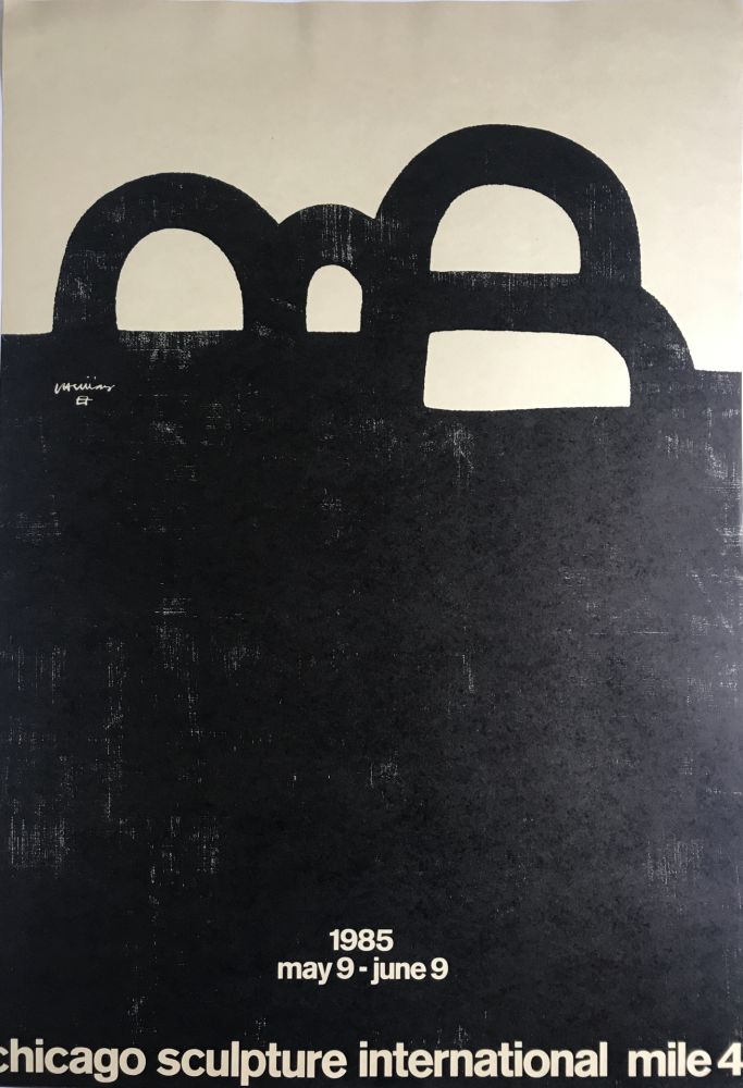 Plakat Chillida - Chicago Sculpture international