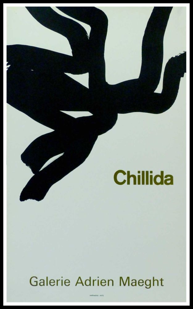 Plakat Chillida - CHILLIDA - GALERIE ADRIEN MAEGHT PARIS