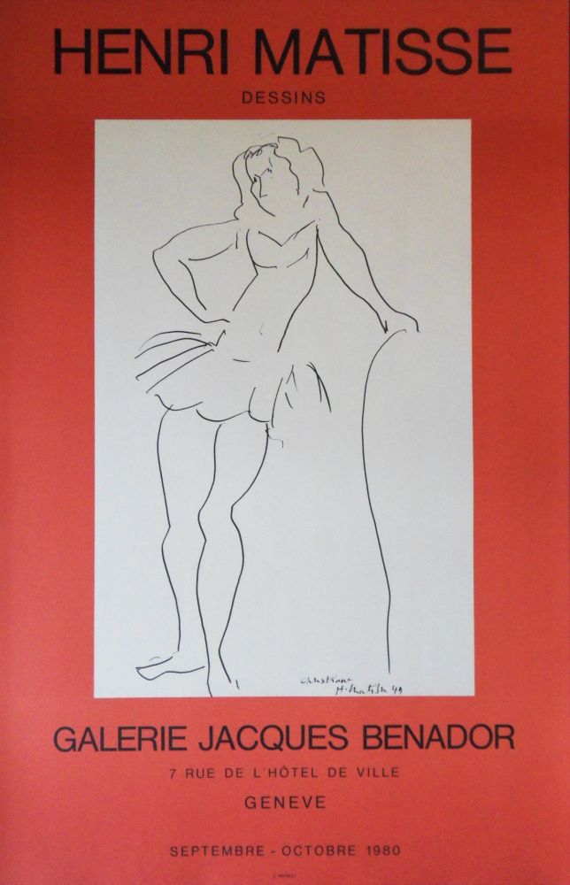Illustriertes Buch Matisse - Christiane, la danseuse