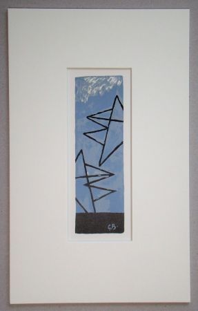 Lithographie Braque (After) - Ciel Gris II.