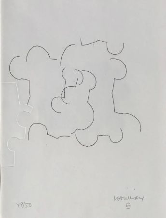 Aquatinta Chillida - Cioran XXX