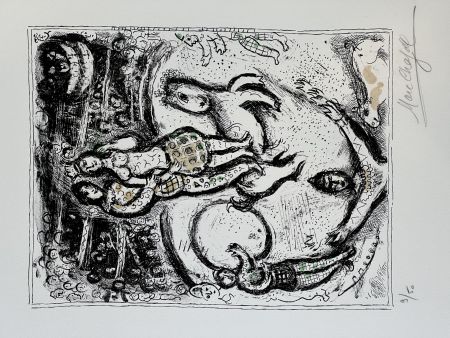 Lithographie Chagall - Cirque