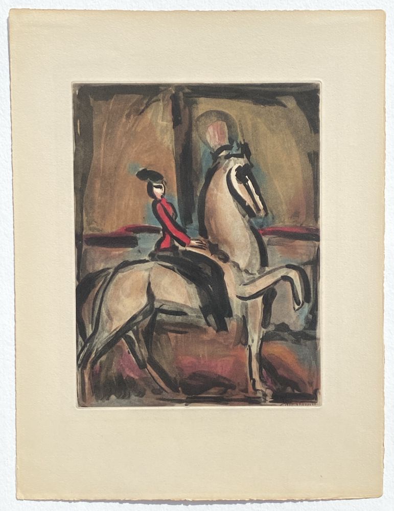 Aquatinta Rouault - Cirque – Amazone