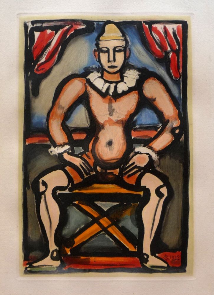 Radierung Und Aquatinta Rouault - Cirque de L’Etoile Filante: Enfant de la Balle