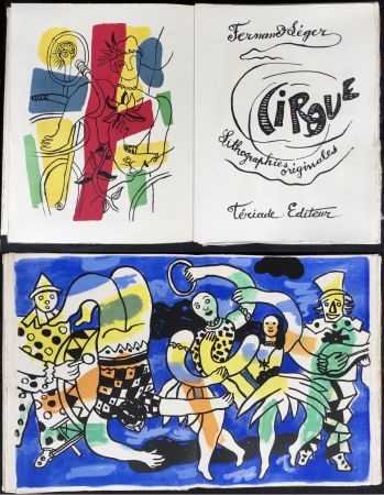 Illustriertes Buch Leger - CIRQUE. Lithographies originales de Fernand Léger (Tériade 1950)