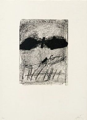 Lithographie Tàpies - Clau 3