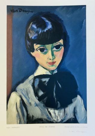 Holzschnitt Van Dongen - Claudine