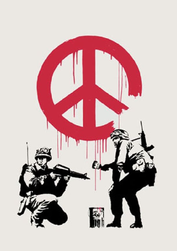 Siebdruck Banksy - CND