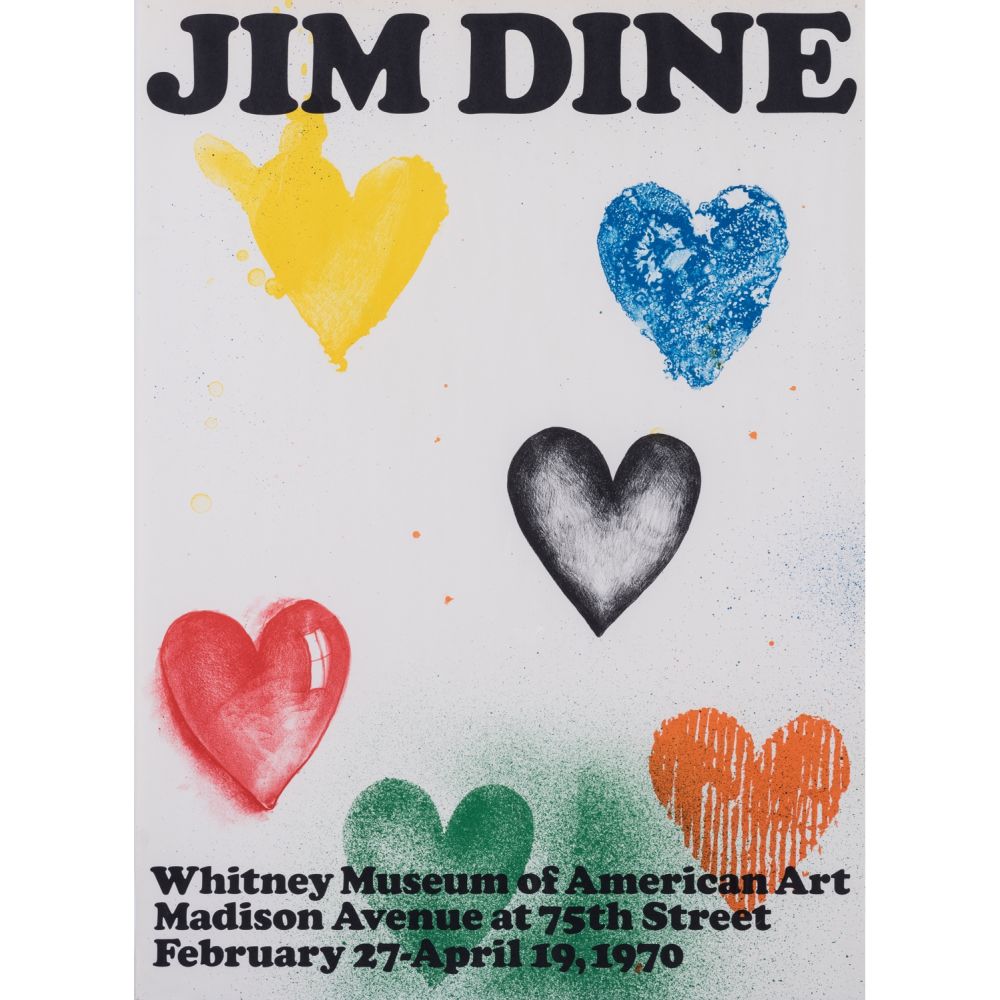 Plakat Dine - Coeurs pour le Whitney