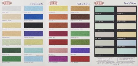 Siebdruck Hirst - Colour chart, glitter (H3)
