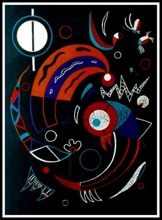 Lithographie Kandinsky - COMETES