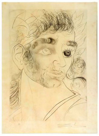 Kaltnadelradierung Dali - Comment sont ses yeux