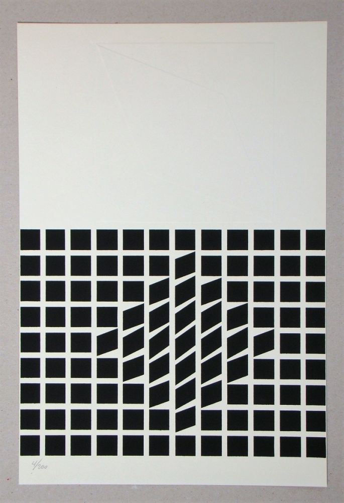 Siebdruck Vasarely - Composition