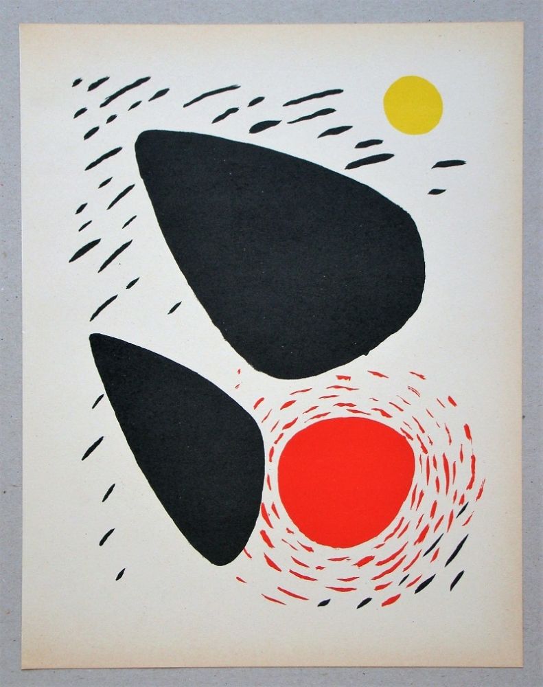 Lithographie Calder - Composition