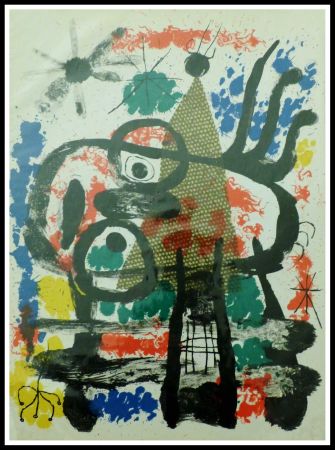 Lithographie Miró - COMPOSITION