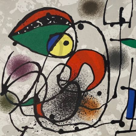 Lithographie Miró - Composition 