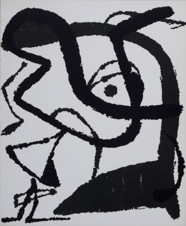 Holzschnitt Miró - Composition
