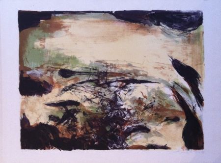 Lithographie Zao - Composition