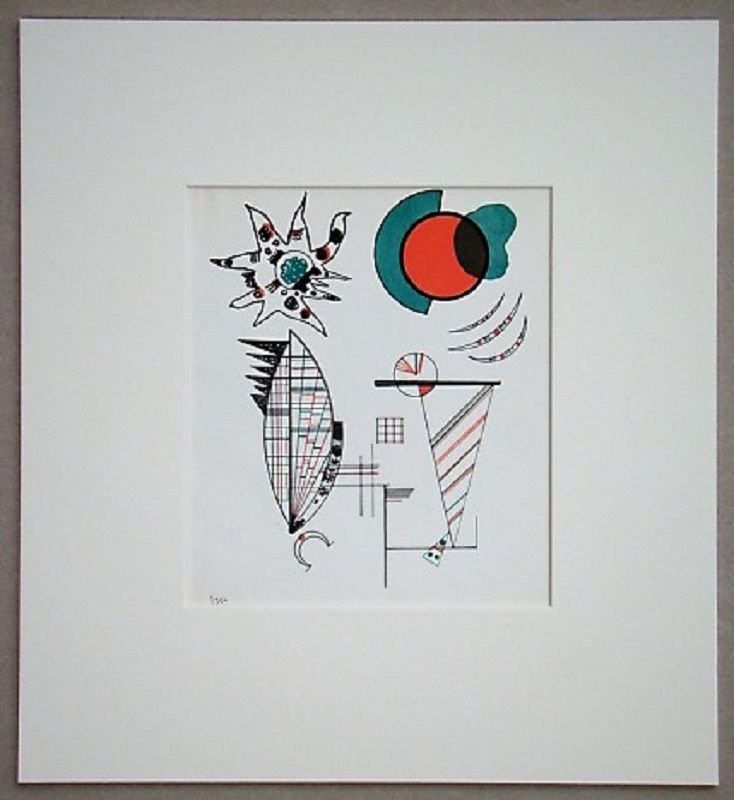 Lithographie Kandinsky - Composition, 1934
