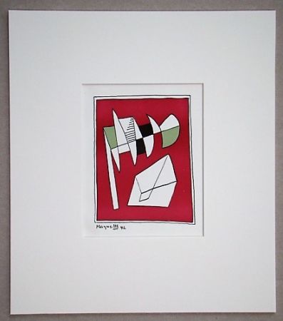 Lithographie Magnelli - Composition, 1942