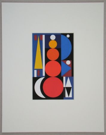 Siebdruck Herbin - Composition, 1949