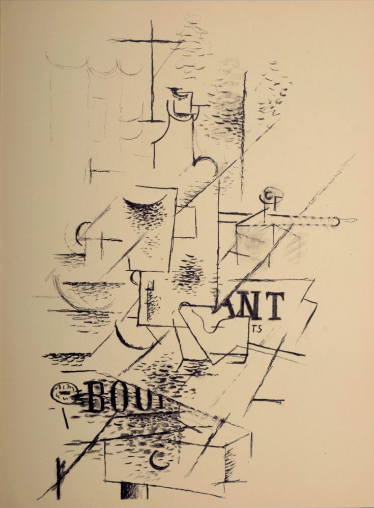 Lithographie Braque - Composition, 1963