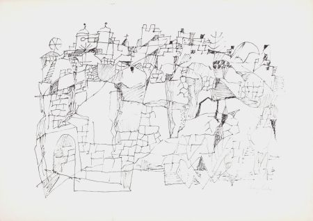 Lithographie Bargheer - Composition, 1965