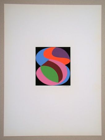 Siebdruck Béöthy Steiner - Composition, 1972