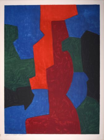 Lithographie Poliakoff - Composition, 1975