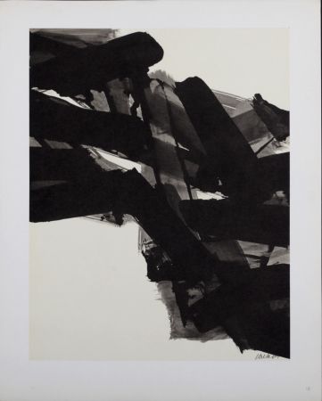 Lithographie Soulages (After) - Composition #1, 1962