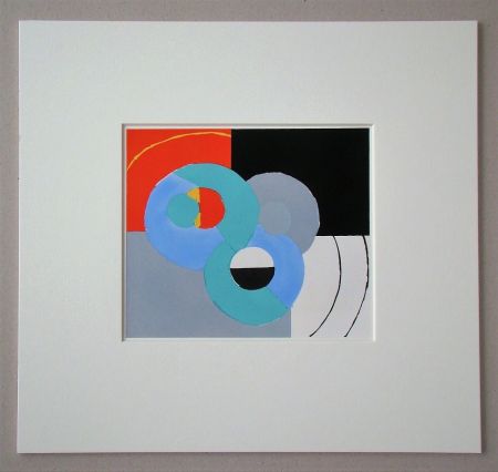 Pochoir Delaunay - Composition abstrait
