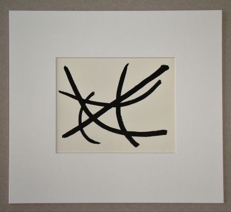 Pochoir Jacobsen - Composition abstrait