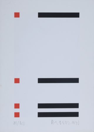 Siebdruck Brandt - Composition abstraite #1