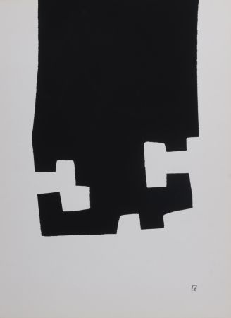 Lithographie Chillida - Composition abstraite, 1982