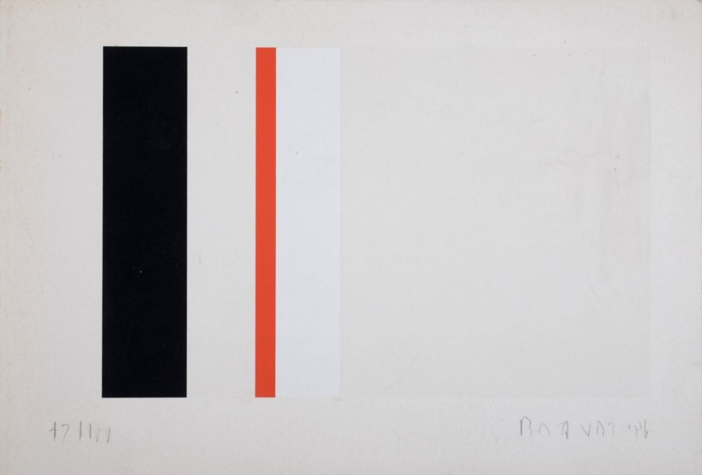 Siebdruck Brandt - Composition abstraite #2