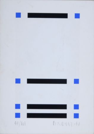 Siebdruck Brandt - Composition abstraite #6